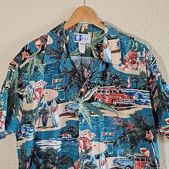 Vintage RJC Hawaiian Shirt. - Picture 2 of 4